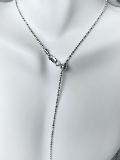 Sterling Silver Adjustable Necklace