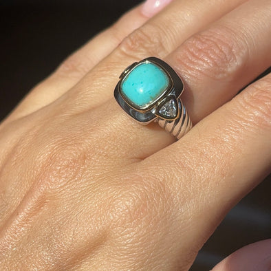 Howlite Crystal Ring