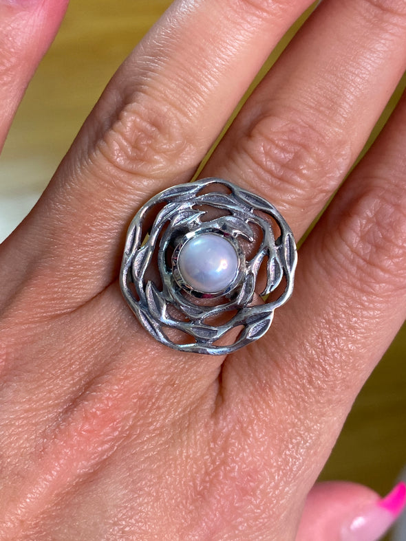 Sterling Silver Swirl Ring