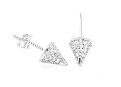 Sterling Silver Spike Earrings