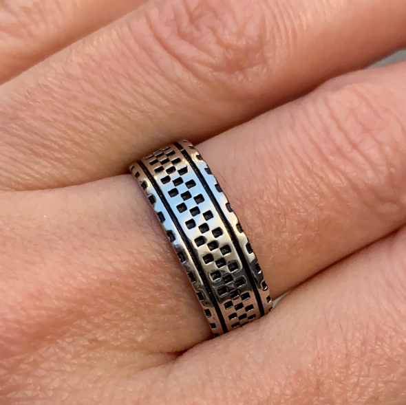 Sterling Silver Engraved Rings