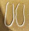 Sterling Silver 18k Dipped Fresh Water Pearl Necklaces