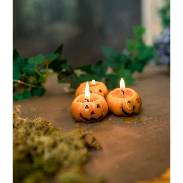 Pumpkin Candle set Halloween cinnamon orange Party Favors