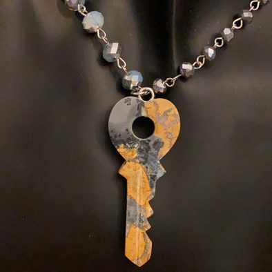 Maligano Jasper Key Beaded Necklace
