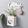 Moon Cloud Shape Nail-Free Decorative Hanger