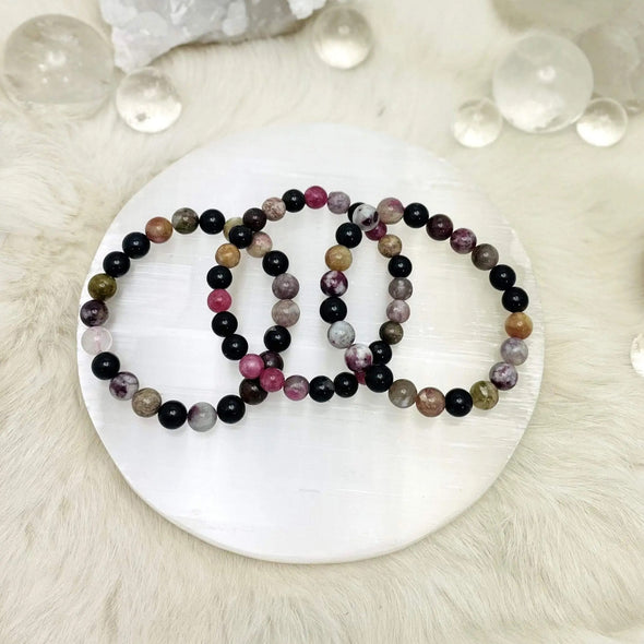 Round Bead Natural Stone Bracelets