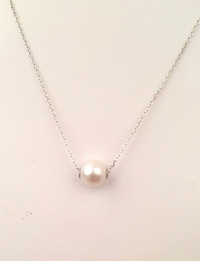 Sterling Silver Pearl Necklace