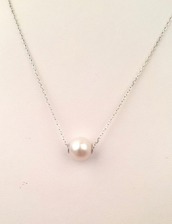 Sterling Silver Pearl Necklace