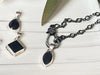 Sterling Silver Black Onyx Dainty Pendants