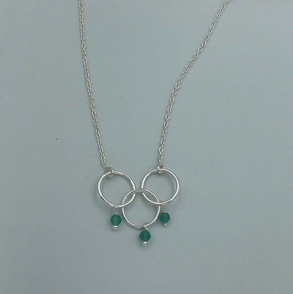 Circle Stone  Properties Necklace