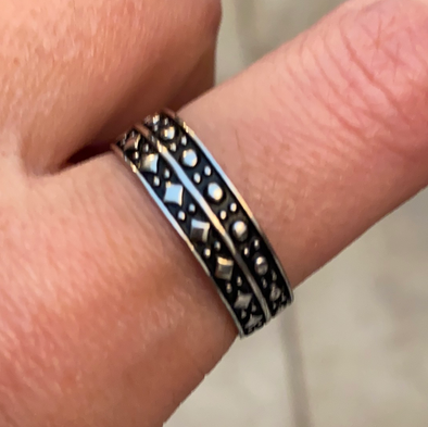 Sterling Silver Engraved Rings