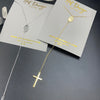 Sterling Silver Italian Cross Hang Necklace