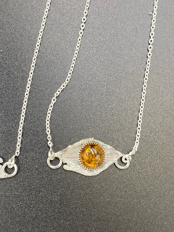 Sterling Silver Evil Eye Necklace