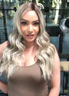 Sample Sale Naomi Left Partial Monofilament Extended Lace Monofilament Heat Friendly Synthetic Wig *FINAL SALE*